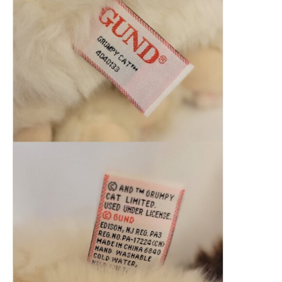 NWT Gund Retired Grumpy Cat Stuffy Super Soft 10 Inches - Picture 5 of 8